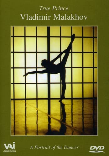 Ballet dancer Vladimir Malakhov in a dramatic pose, DVD cover.