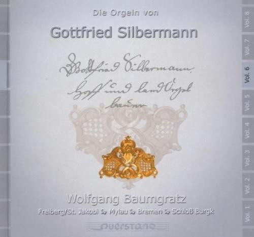 CD cover for organ music by Gottfried Silbermann, Vol. 6.