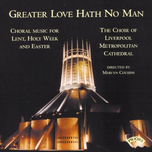 CD cover for choral music featuring Liverpool Metropolitan Cathedral.