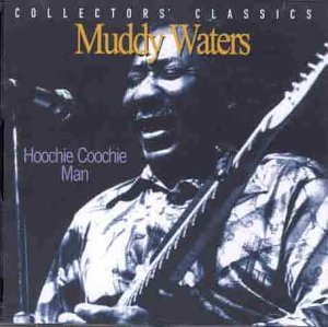 Muddy Waters album cover, close-up of musician with guitar.