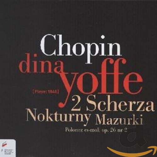CD cover featuring "Chopin" and "Yoffe" in stacked, stylized white text.