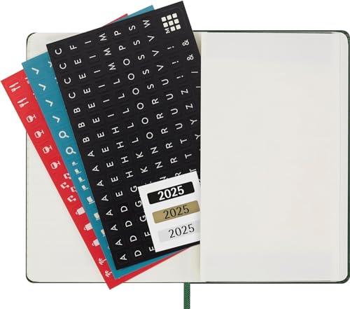 Moleskine 2025 12-Month Daily Pocket Hardcover Notebook: Myrtle Green