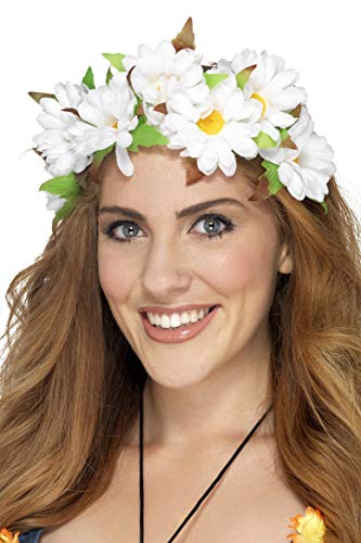 Smiffys 42797 Daisy Floral Headband (One Size)