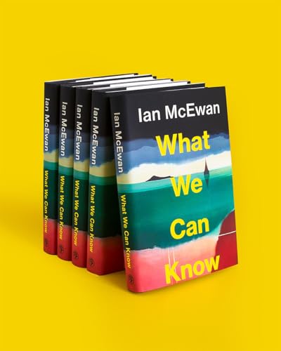 Stack of black and colorful hardcover books by Ian McEwan.