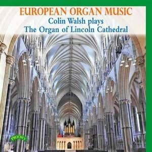 CD cover featuring the interior of Lincoln Cathedral with an organ.