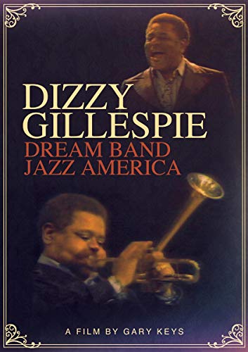 DVD cover featuring Dizzy Gillespie playing trumpet, with text details.
