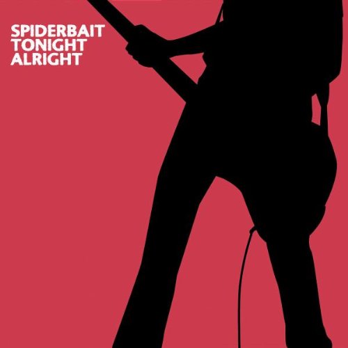 Spiderbait album cover: silhouette of a guitarist on red background.