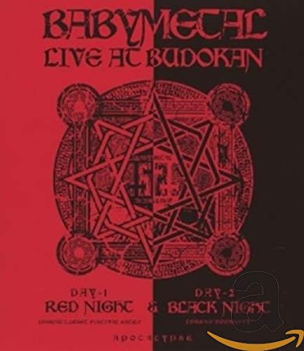 BABYMETAL Blu-ray cover: red and black design with geometric symbols.
