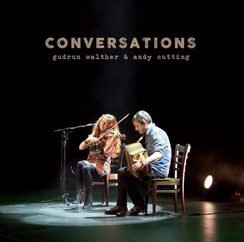 Album cover: Gudrun Walther and Andy Cutting playing instruments onstage.