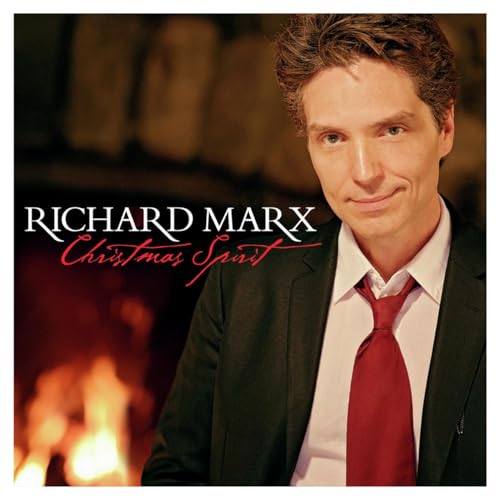 Richard Marx album cover, featuring a portrait and fireplace background.