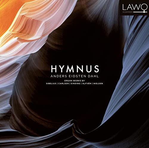 CD cover for “Hymnus” by Anders Eidsten Dahl, abstract woodgrain design.