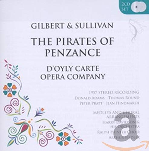 CD cover for "The Pirates of Penzance" by D'Oyly Carte Opera Company.