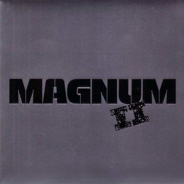Dark gray album cover with bold black text “MAGNUM II”.