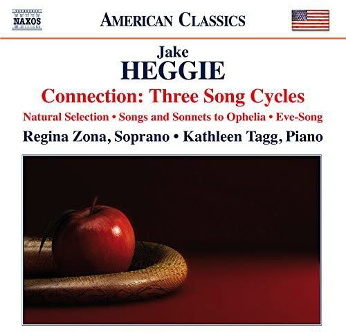 CD cover for “Connection: Three Song Cycles” featuring a red apple.