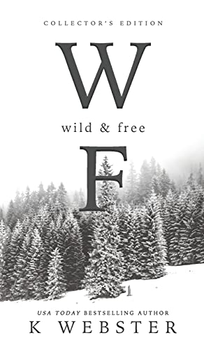 Book cover with large letters "W" and "F" over a snowy forest.