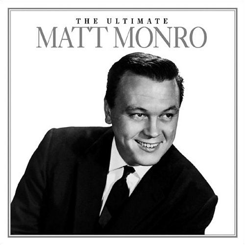 Black and white portrait of singer Matt Monro on CD cover.