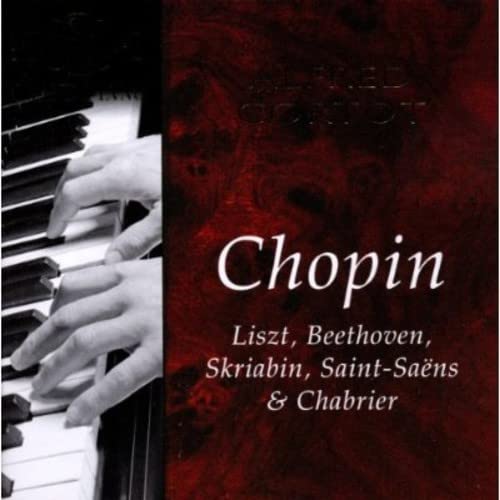 CD cover with pianist’s hands on keys, composers’ names in white text.