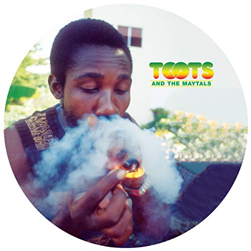 Toots Hibbert smoking, album cover for Toots & The Maytals’ “Pressure Drop.”