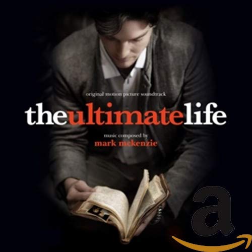 CD cover for "The Ultimate Life" soundtrack by Mark Mckenzie, man reading.