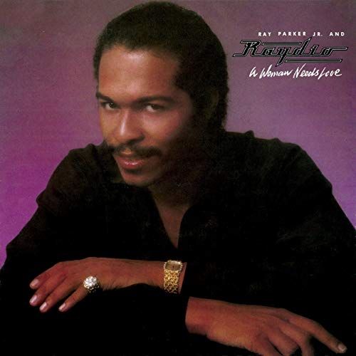 Ray Parker Jr. album cover, portrait of the artist with text.