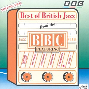 CD cover for “Best of British Jazz Vol. 2” featuring a retro radio design.