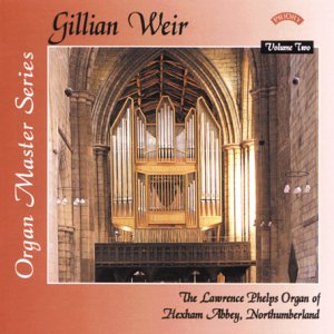 CD cover featuring a large pipe organ inside a stone church.