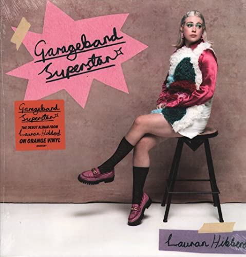 Album cover for Lauran Hibberd’s “Garageband Superstar” featuring the artist.