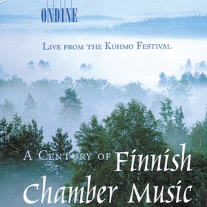 CD cover: misty Finnish landscape with text "A Century of Finnish Chamber Music".