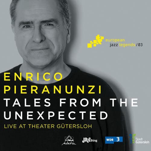 CD cover featuring portrait of jazz pianist Enrico Pieranunzi.