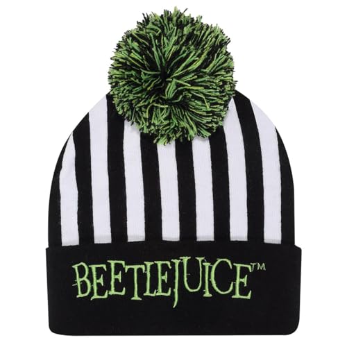 Beetlejuice - Stripe (Snow Beanie) One Size