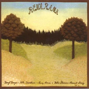 CD cover: landscape painting of trees and rolling green hills.