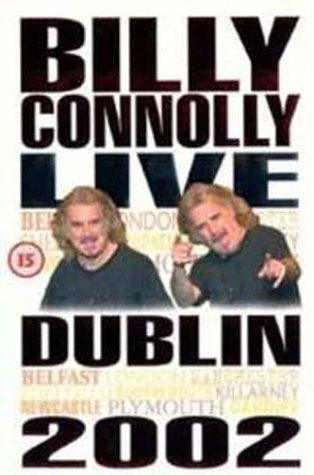 DVD cover for Billy Connolly’s “Live in Dublin” comedy performance, 2002.