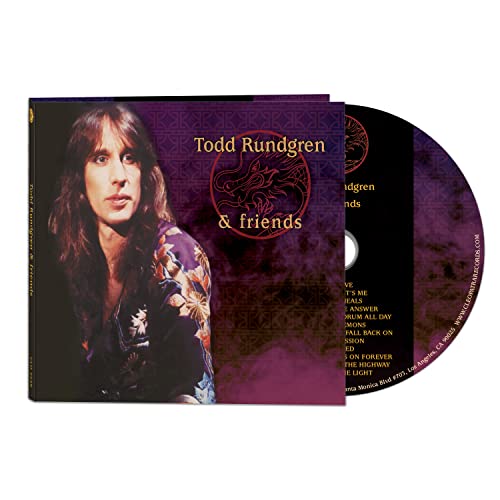 CD case and disc for Todd Rundgren & Friends album, portrait included.
