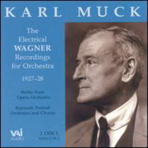 CD cover featuring a portrait of conductor Karl Muck in profile.
