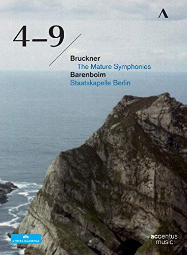 DVD cover for Bruckner symphonies featuring a mountain landscape.