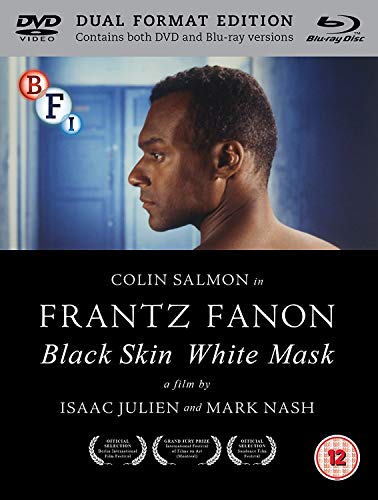 Blu-ray cover for "Frantz Fanon: Black Skin White Mask" featuring Colin Salmon.