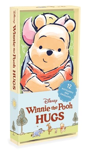 Disney Winnie the Pooh Hugs Notecards : 12 Notecards and Envelopes