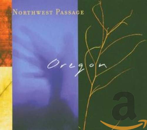 CD cover for “Oregon - Northwest Passage” with abstract art.