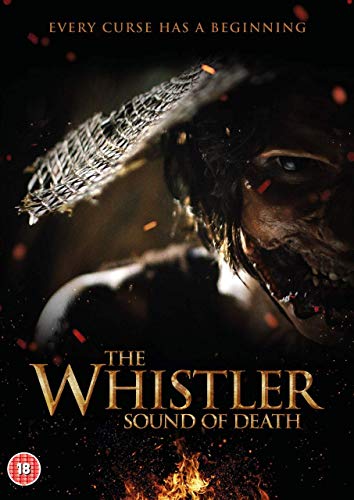 DVD cover for horror film "The Whistler" featuring a distressed face.