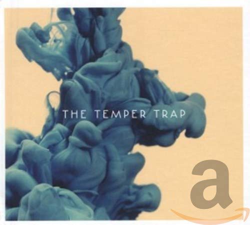 CD cover for The Temper Trap album, with blue ink swirl design.
