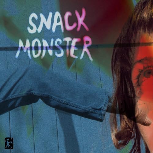 CD cover: "Snack Monster" with a person’s face and denim jacket.