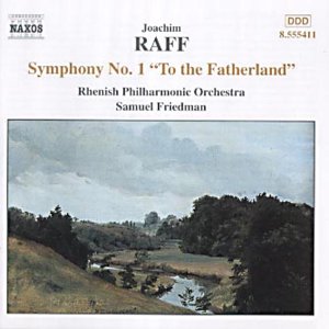 CD cover for Raff’s Symphony No. 1 with a landscape painting.