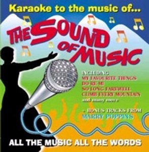 CD cover for karaoke versions of songs from “The Sound of Music” and “Mary Poppins.”