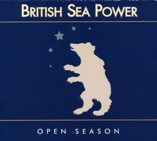 Dark blue album cover with a beige polar bear silhouette and stars.