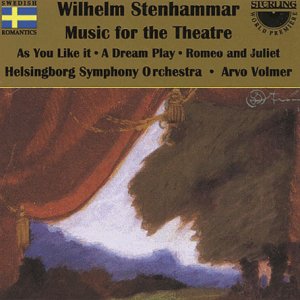 CD cover for Wilhelm Stenhammar’s “Music for the Theatre” with abstract art.