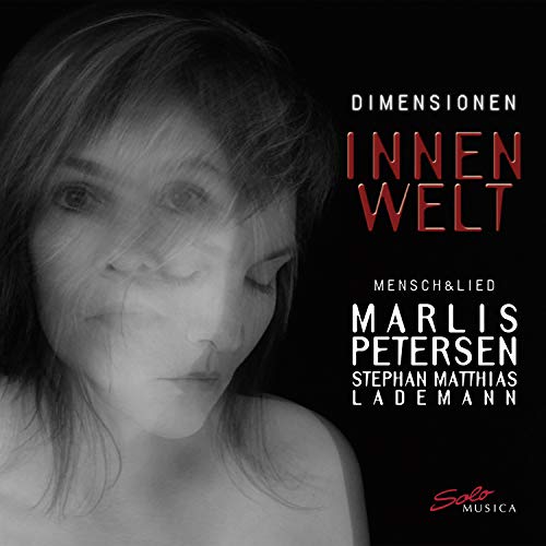 Black and white album cover featuring a portrait of Marlis Petersen.