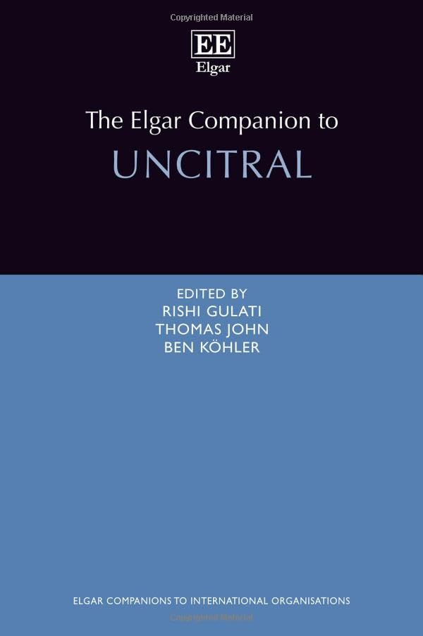 The Elgar Companion to UNCITRAL