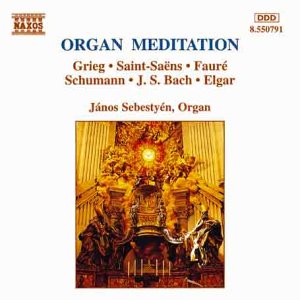 CD cover: ornate church organ with golden details and composers’ names.
