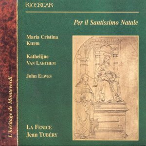CD cover for "Per Il Santissimo Natale" featuring a Renaissance painting.