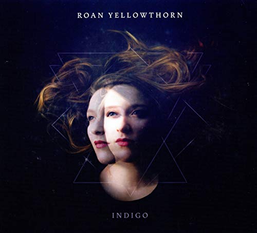 CD cover for "Indigo" featuring a woman's doubled, ethereal portrait.